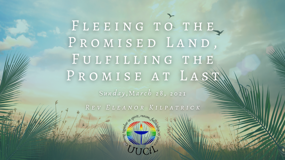 Fleeing to the Promised Land, Fulfilling the Promise at Last Image